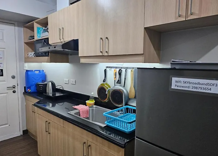 Cozy Studio-9 In Pasay Fully-equipped Great Value Manila